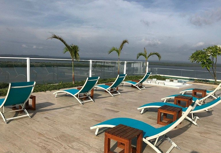 MQ1206 | Lujo, vista y jacuzzi privado 2BD