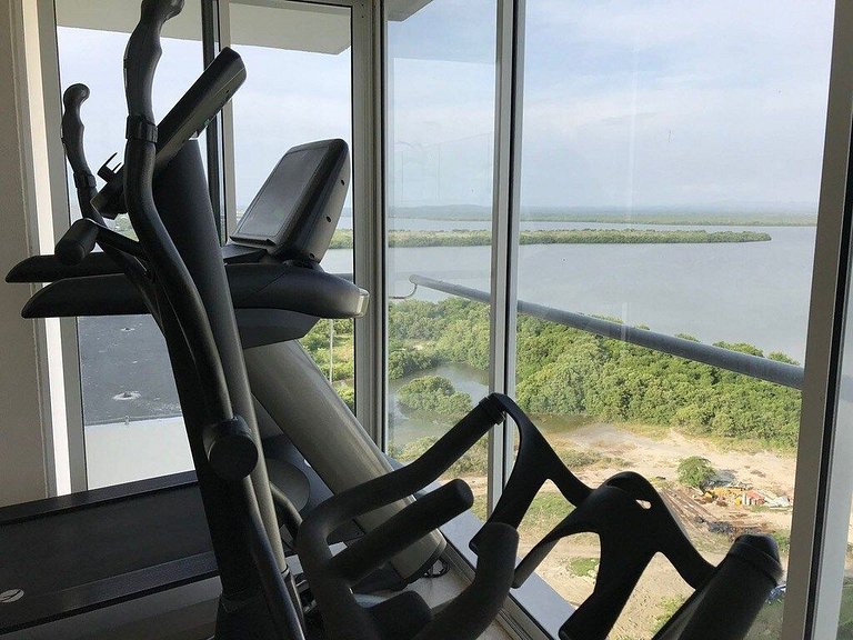 MQ1206 | Lujo, vista y jacuzzi privado 2BD