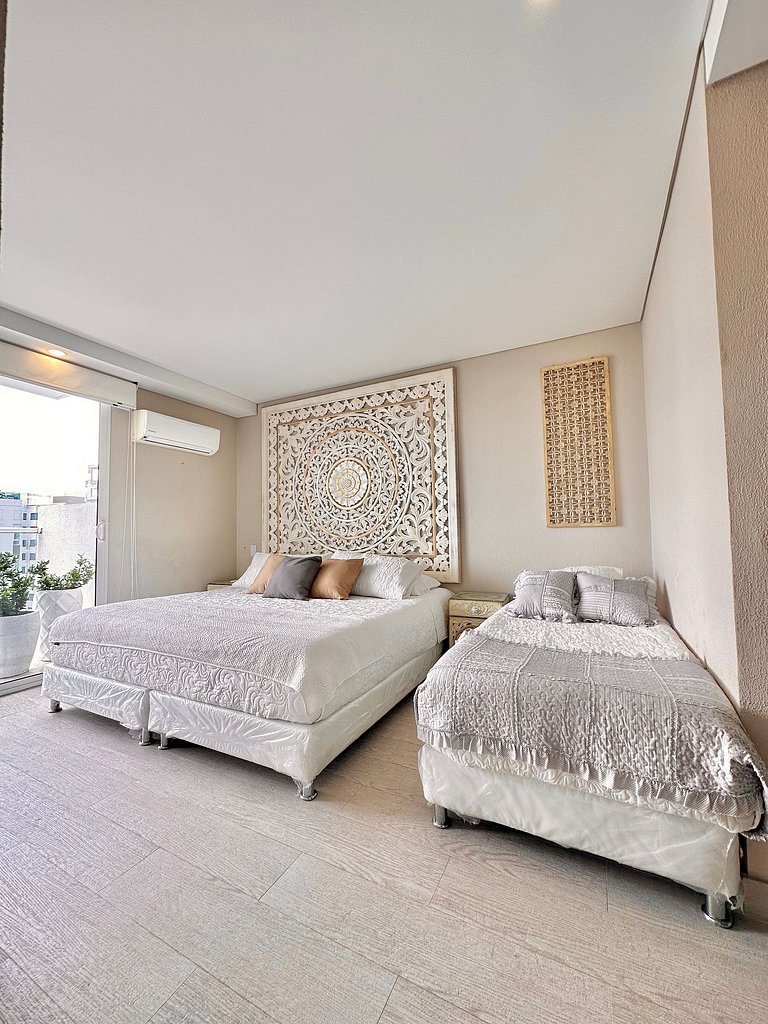 MQ1206 | Lujo, vista y jacuzzi privado 2BD