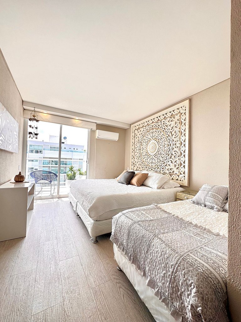 MQ1206 | Lujo, vista y jacuzzi privado 2BD