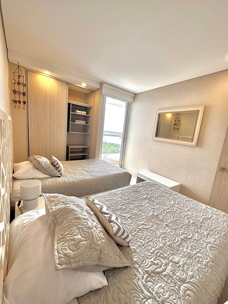 MQ1206 | Lujo, vista y jacuzzi privado 2BD