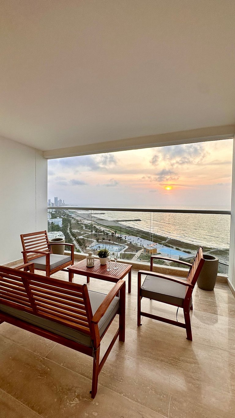 Sunset Loft frente al mar CB1506