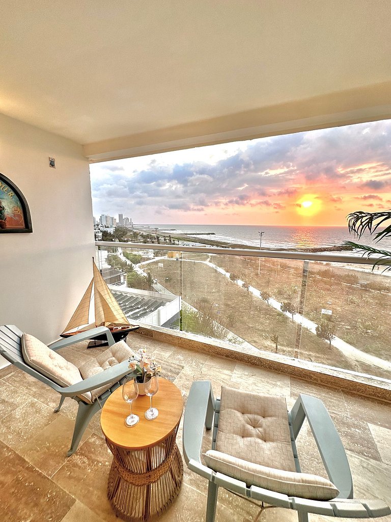 CB715 Exclusiva Suite Hermosa Vista al Mar - Atardecer Ocean