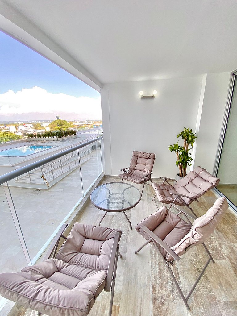 CB544 Comoda Suite 3min Aeropuerto Vista Tropical