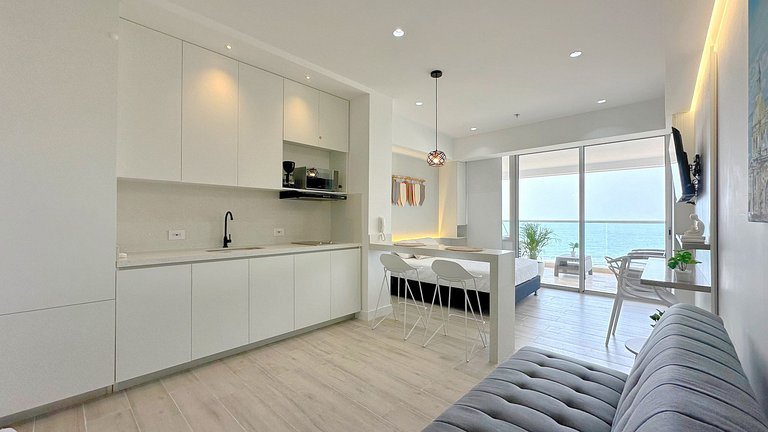 CB821 Exclusiva Suite Con Vista Al Mar en Cartagena Beach