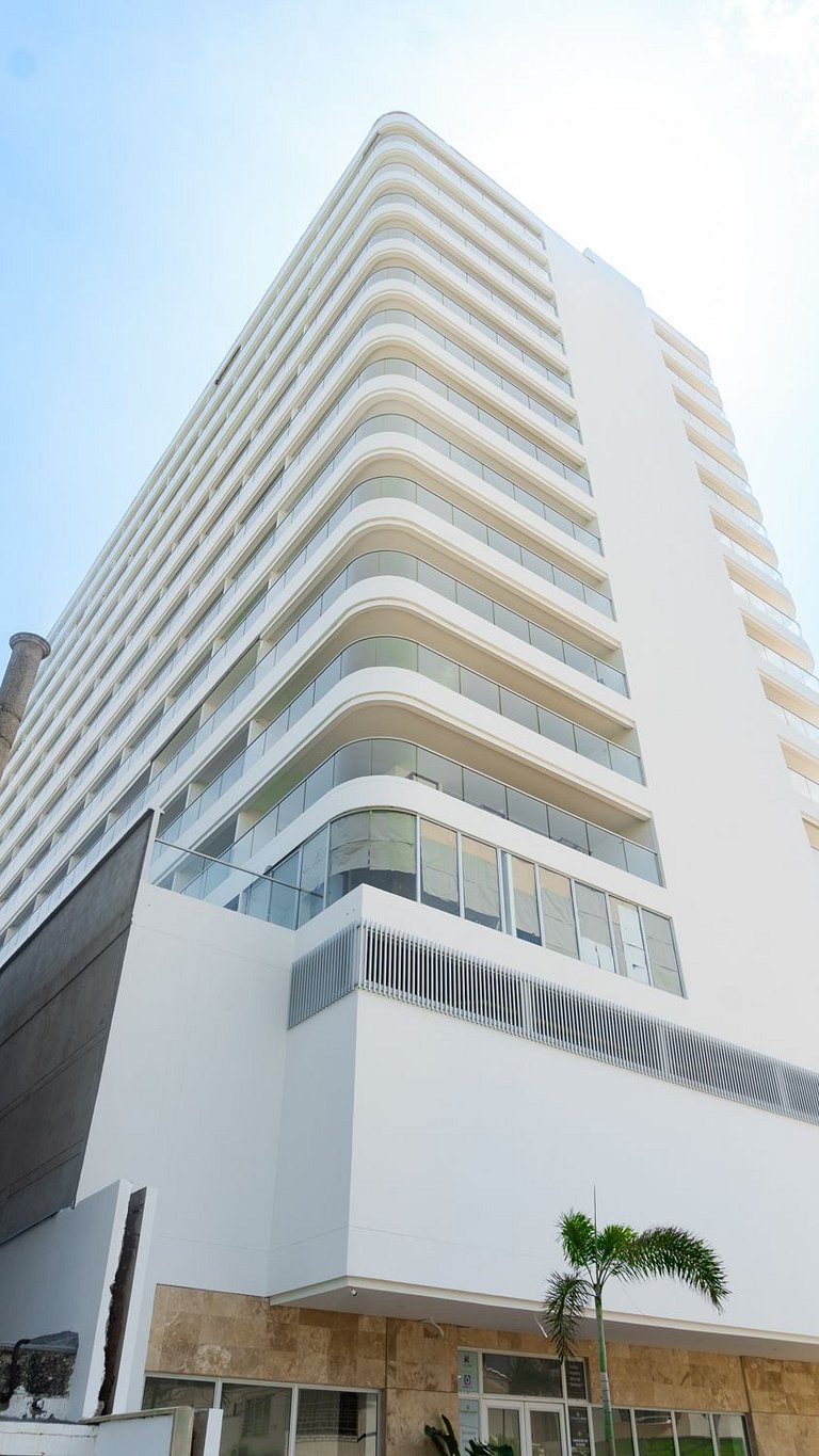 CB821 Exclusiva Suite Con Vista Al Mar en Cartagena Beach