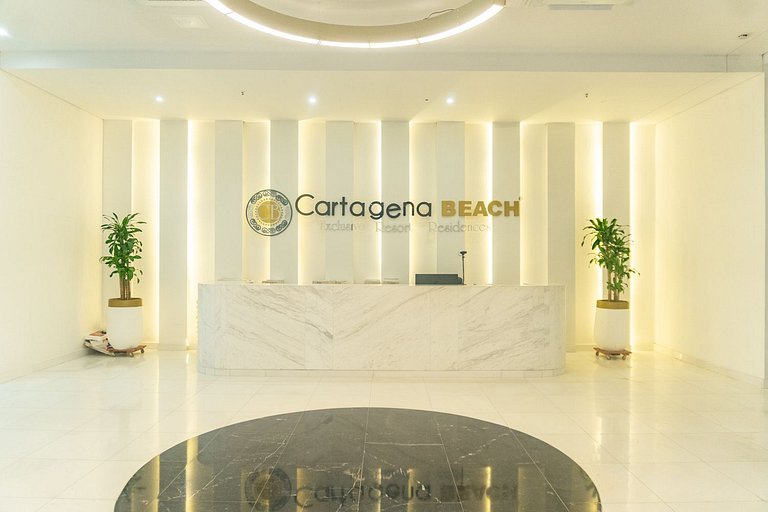 CB821 Exclusiva Suite Con Vista Al Mar en Cartagena Beach