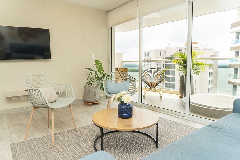 Jacuzzi Priv Rooftop Piscina Bar y Relax DQ1411