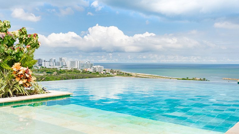 Jacuzzi Priv Rooftop Piscina Bar y Relax DQ1411