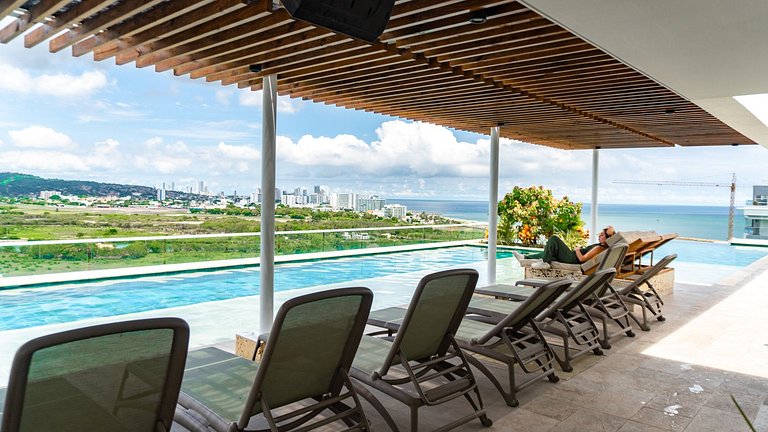 DQ1411 Jacuzzi Priv Rooftop Piscina Bar y Relax