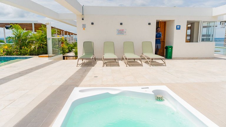 Jacuzzi Priv Rooftop Piscina Bar y Relax DQ1411