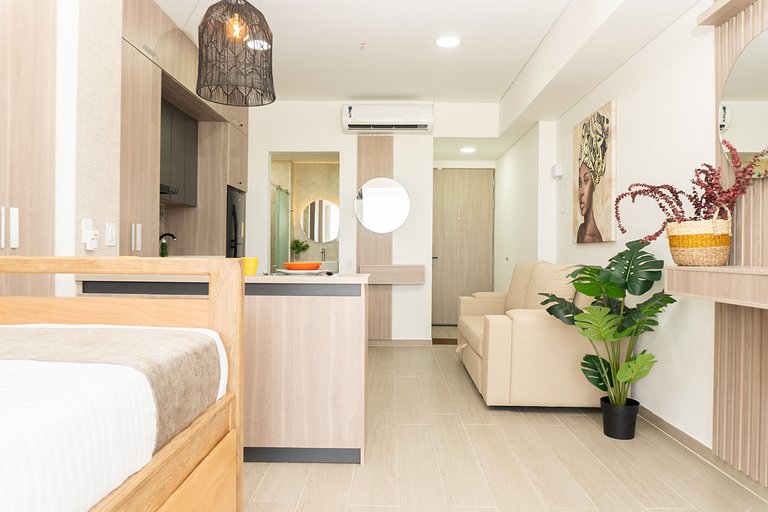 Cómoda Suite con Dos Camas Queen Piscina CB1031