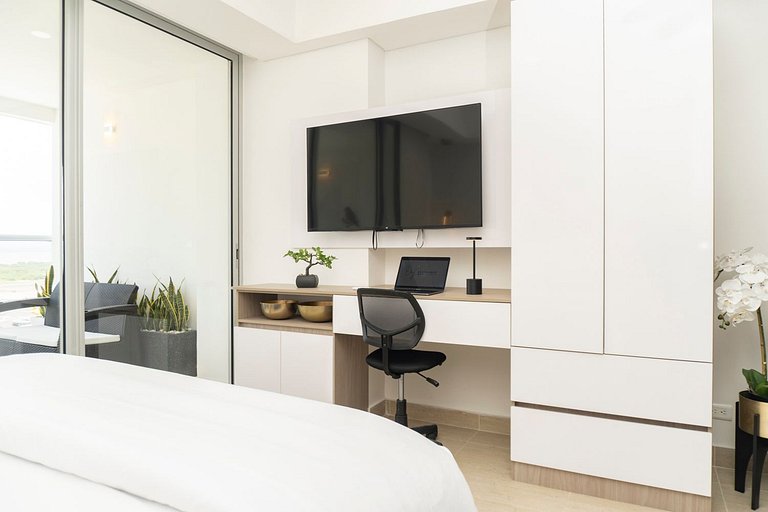 Suite moderna con WiFi rápido, balcón y vista CB1432