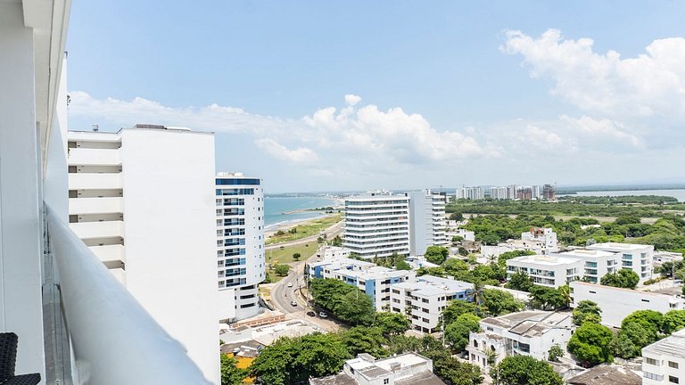 Suite moderna con WiFi rápido, balcón y vista CB1432