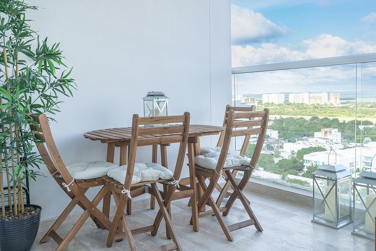 CB1532 Suite Lujosa en Exclusivo Cartagena Beach