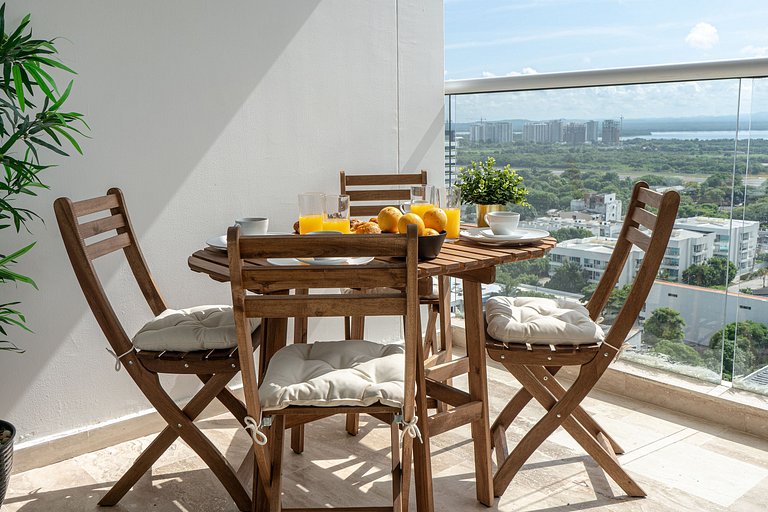 CB1532 Suite Lujosa en Exclusivo Cartagena Beach