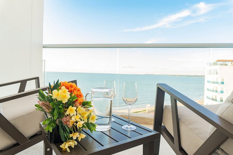 Acogedora suite frente al mar + vista CB1427