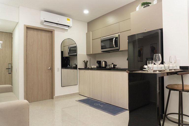 Acogedora suite frente al mar + vista CB1427