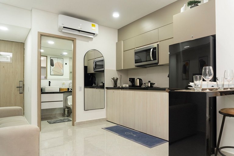 Acogedora suite frente al mar + vista CB1427