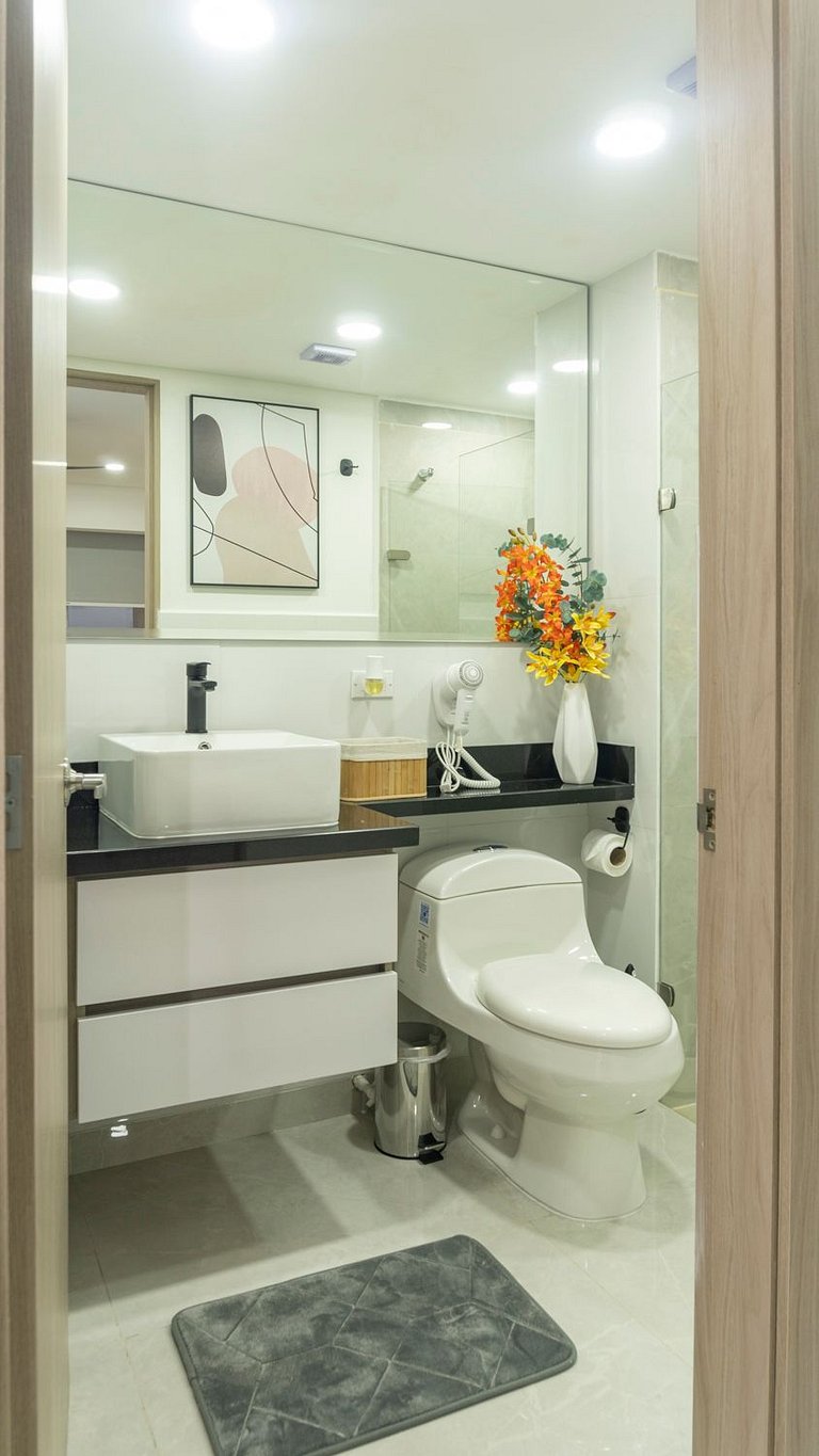 Acogedora suite frente al mar + vista CB1427