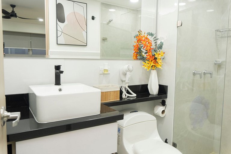 Acogedora suite frente al mar + vista CB1427