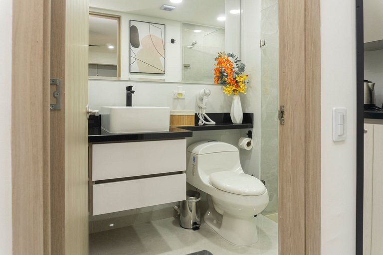 Acogedora suite frente al mar + vista CB1427