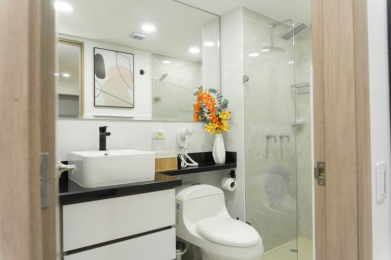 Acogedora suite frente al mar + vista CB1427