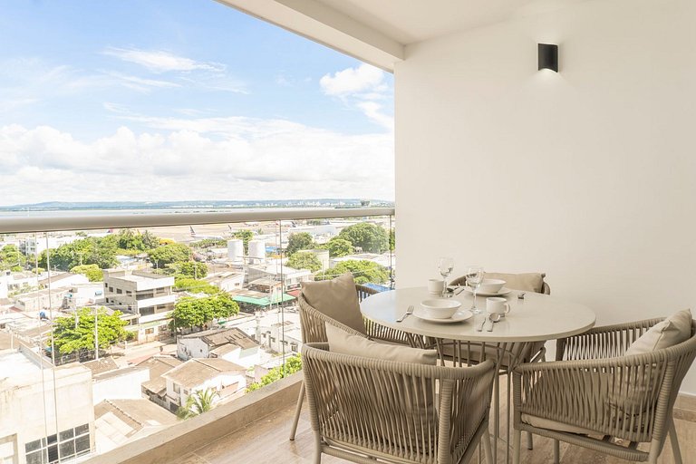 CB942 Hermosa Suite en Crespo-Aeropuerto