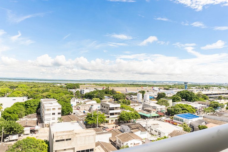 Vista increíble + balcón soñado cerca del mar CB942