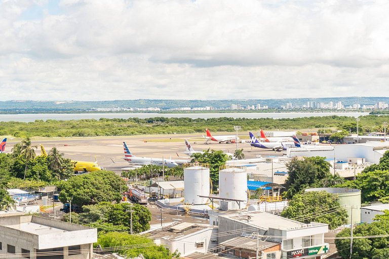 Vista increíble + balcón soñado cerca del mar CB942