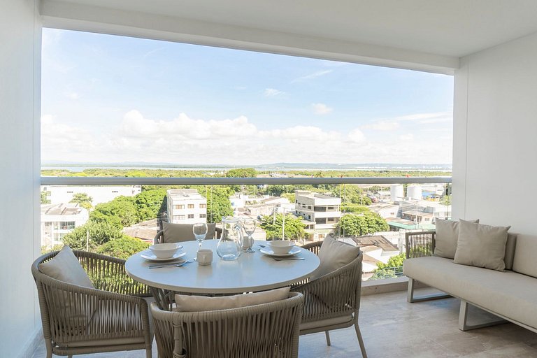 Hermoso moderno y comodo Cartagena Beach CB741