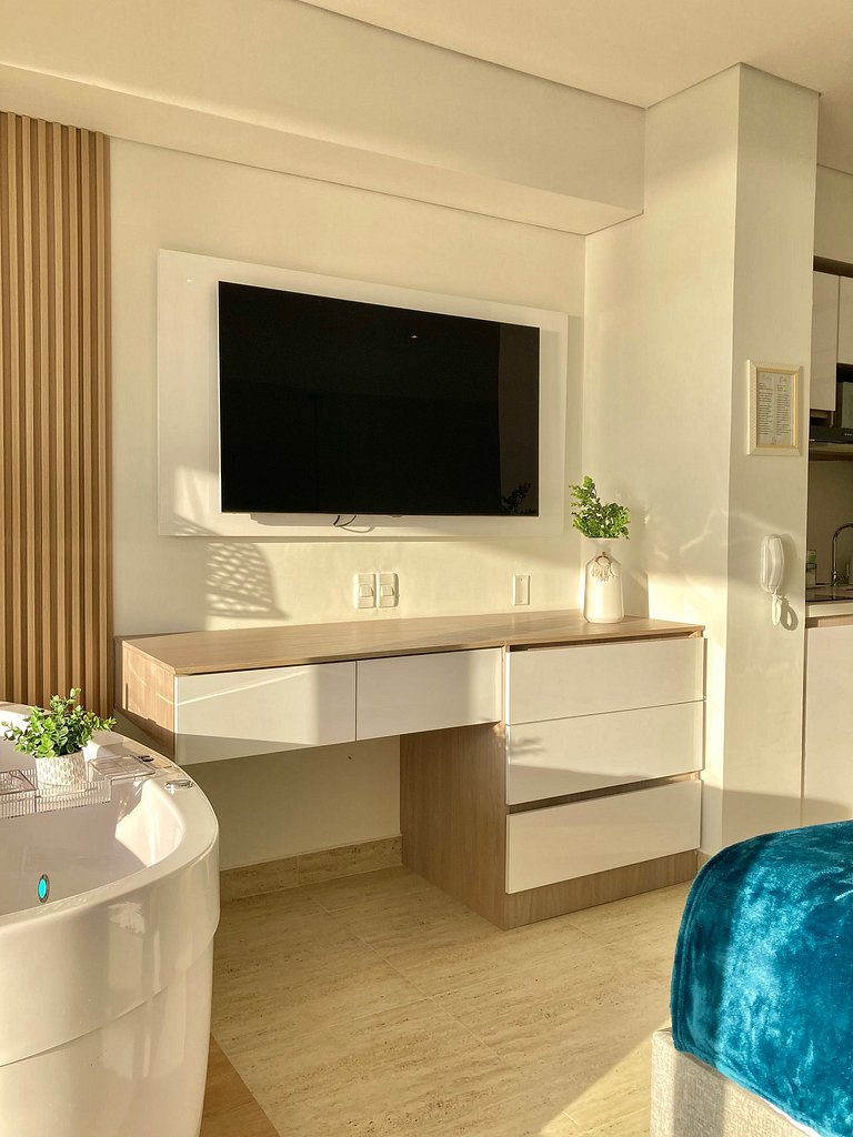 Suite -Relajante Tina Vista al Mar-Atardecer CB803