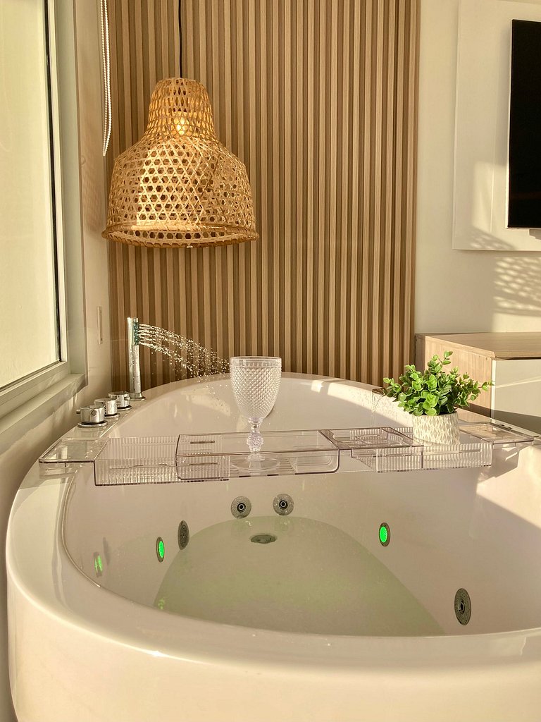 Suite -Relajante Tina Vista al Mar-Atardecer CB803