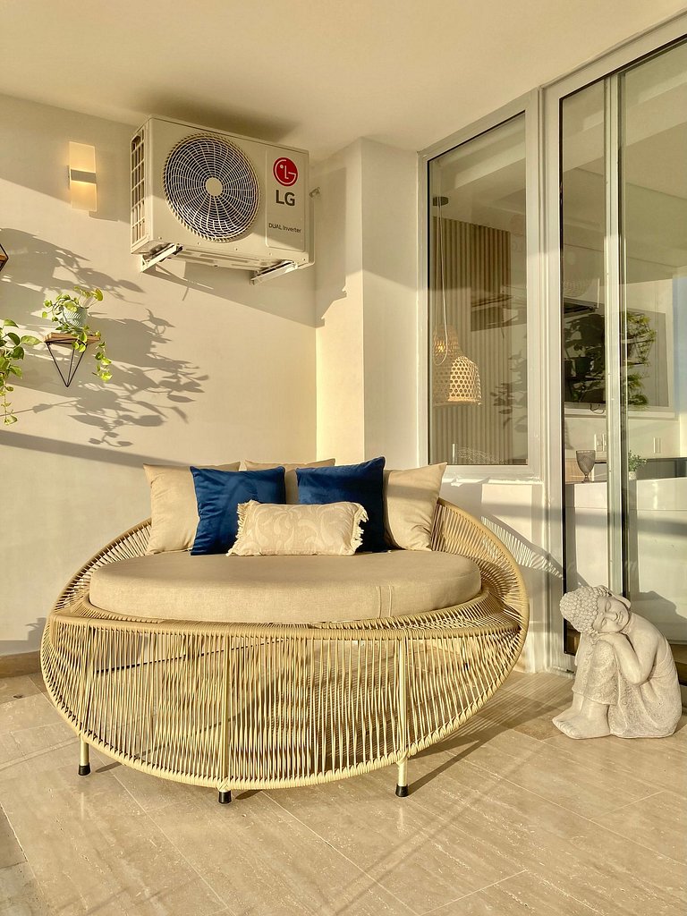 Suite -Relajante Tina Vista al Mar-Atardecer CB803