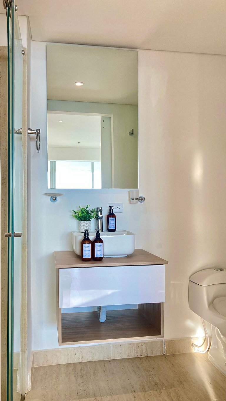 Suite -Relajante Tina Vista al Mar-Atardecer CB803