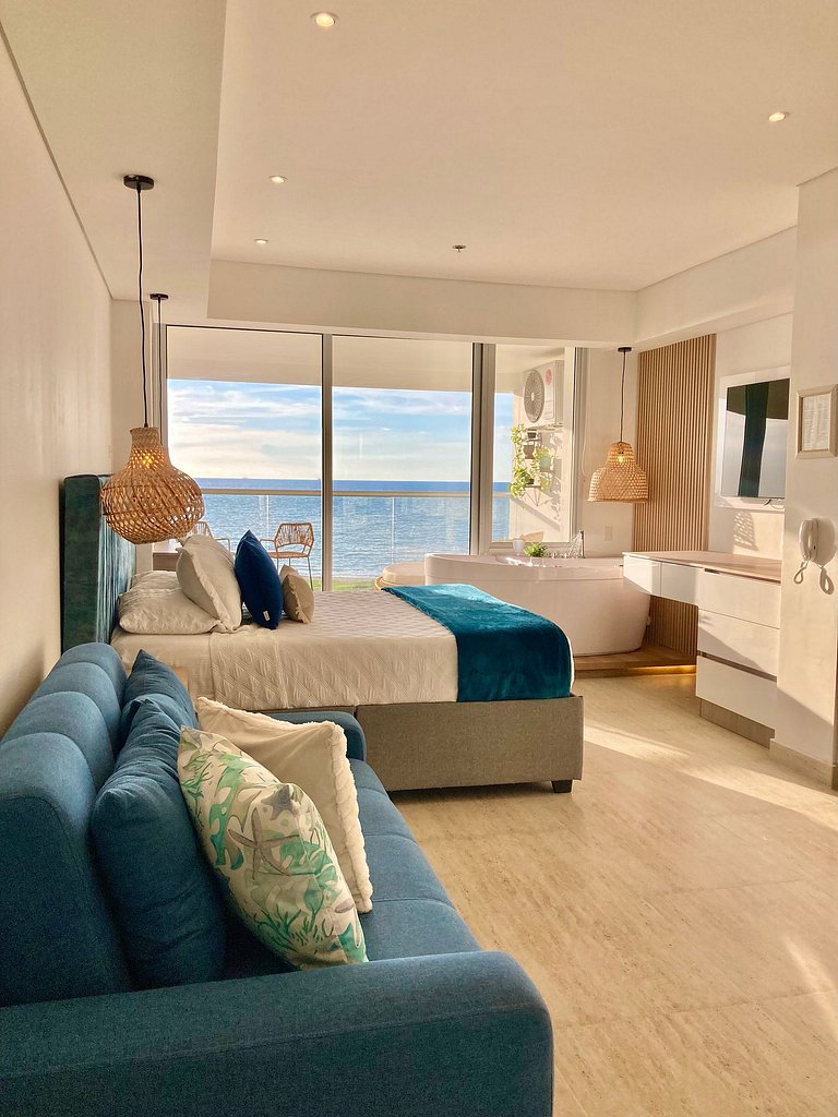 Suite -Relajante Tina Vista al Mar-Atardecer CB803