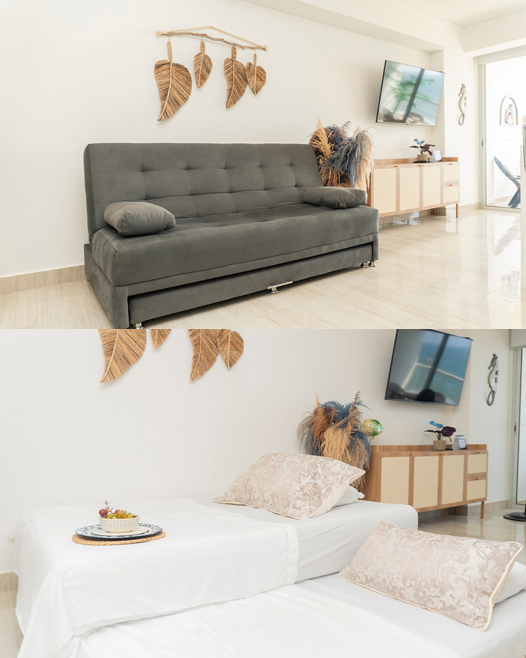 Suite VIP Frente al Mar | Piscinas y Puesta Sol CB715