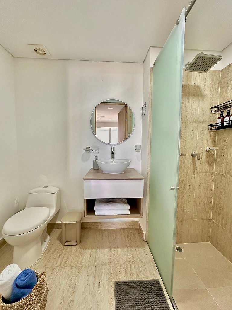 CB544 Comoda Suite 3min Aeropuerto Vista a la Piscina