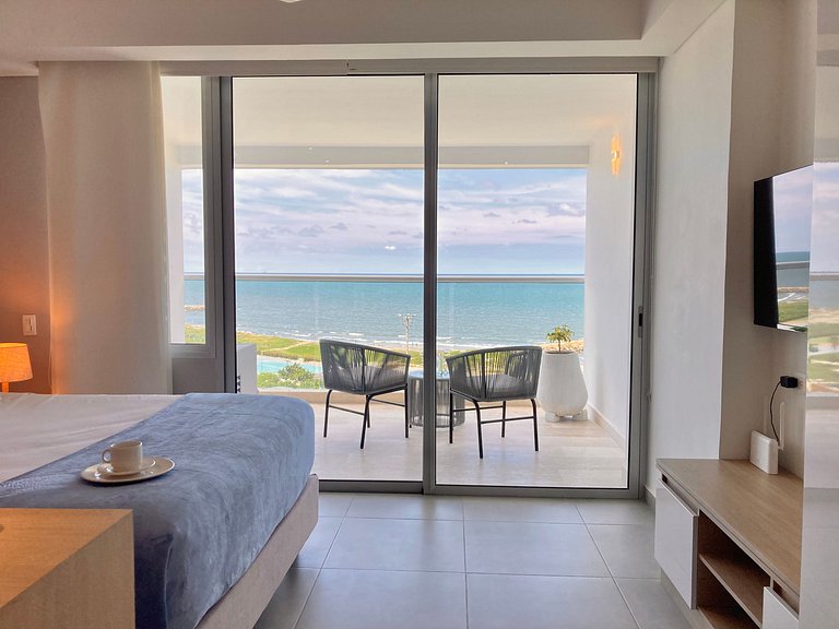 Suite moderna con vista al mar y parque CB 814