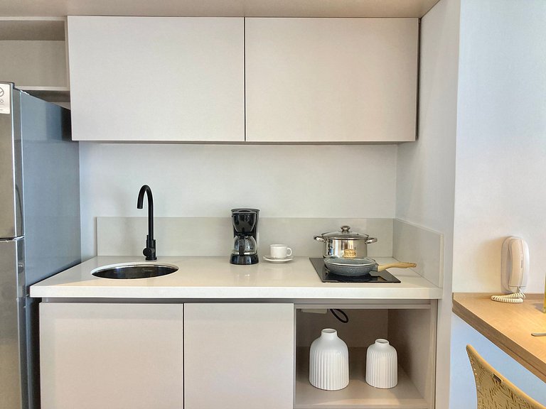 Suite moderna con vista al mar y parque CB 814