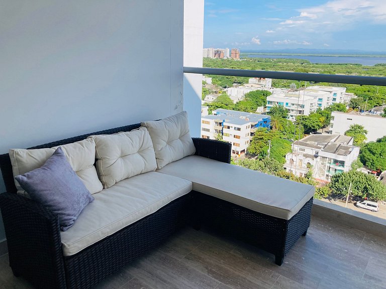 CB1241 | Suite piso 12 con vista mágica Ciudad