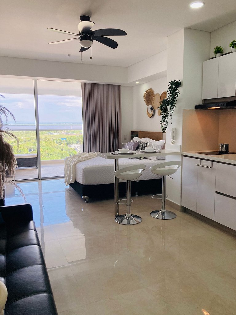 Suite piso 12 con vista mágica Ciudad CB1241