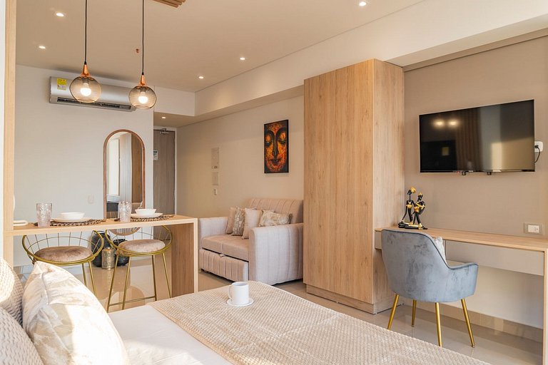 Acogedora Suite Frente al Mar - Aeropuerto CB617