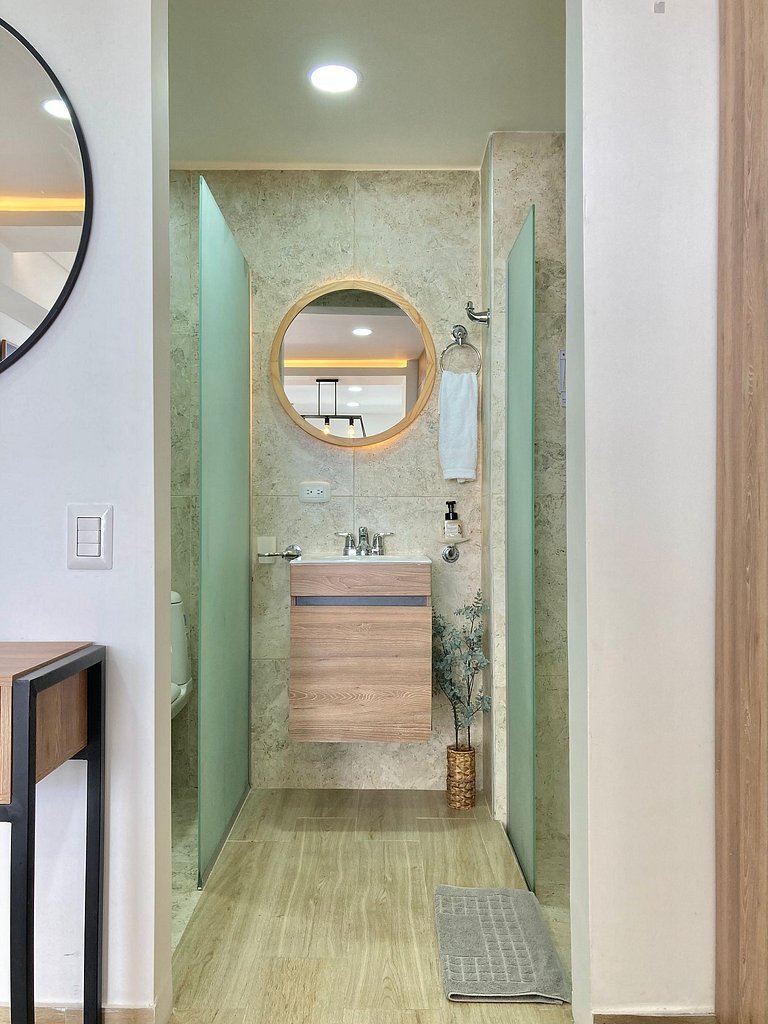 CB840 | Loft familiar con balcón y piscina