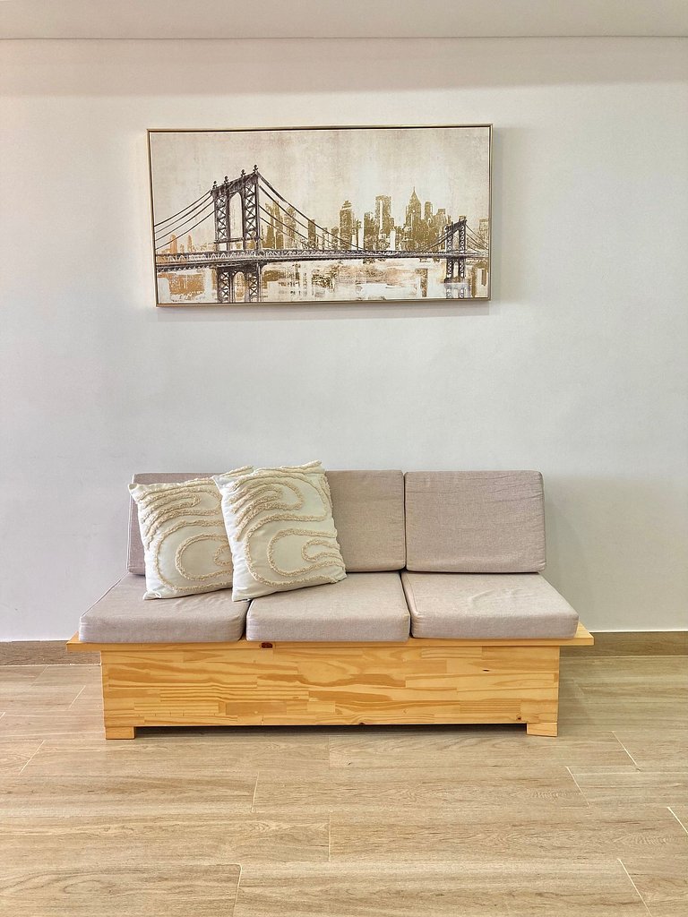 CB840 | Loft familiar con balcón y piscina