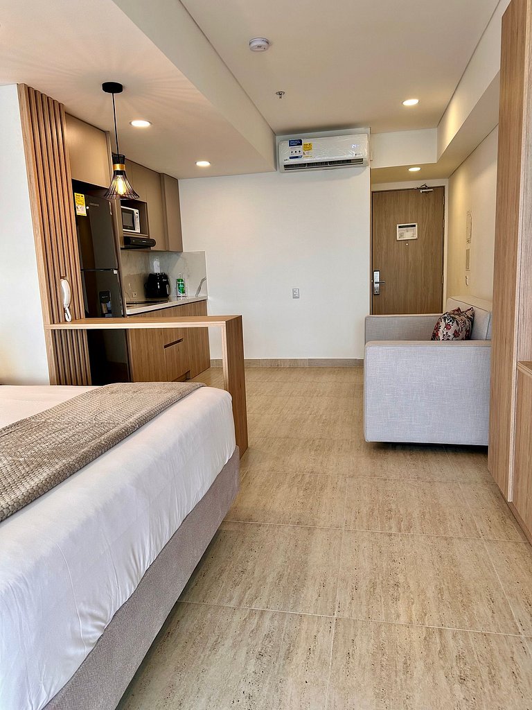 Apartasuite moderna Vista al mar Wifi Piscina