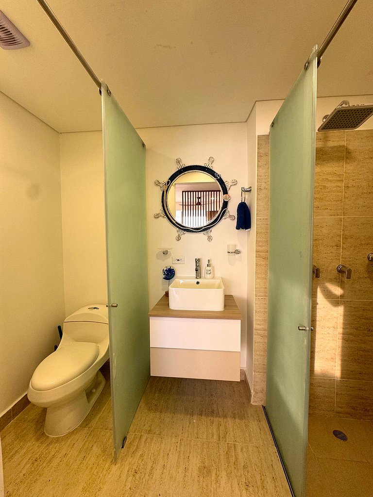 CB1108 Suite Moderna con Vista al Mar Piscina Wifi