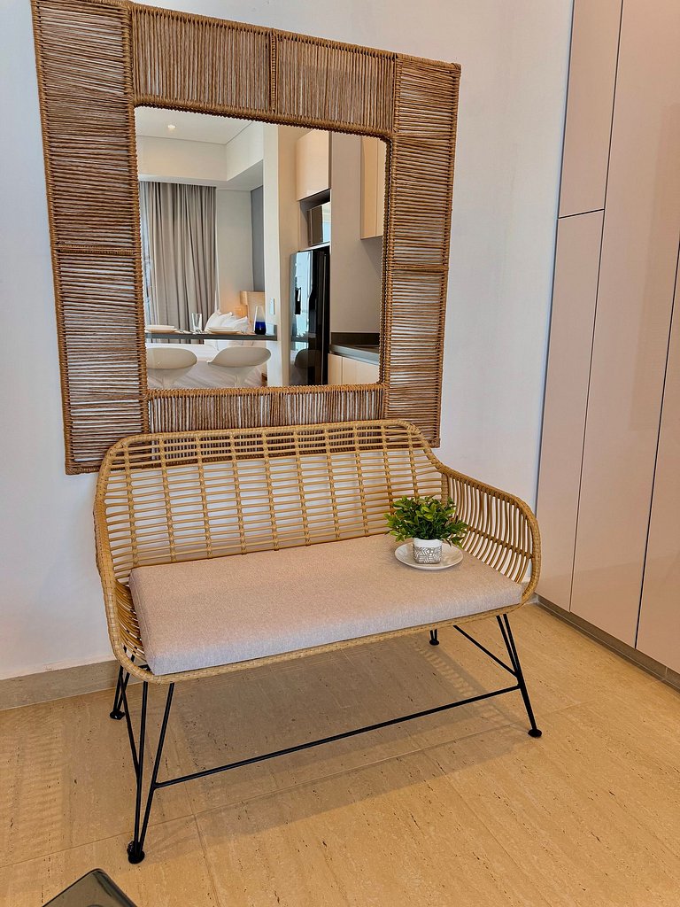CB1223 | Suite con 2 camas, vista al mar y piscina