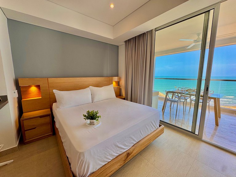 CB1223 | Suite con 2 camas, vista al mar y piscina