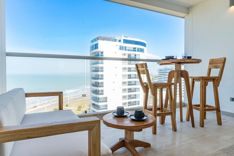 Suite con balcón lounge y vista increíble CB1128